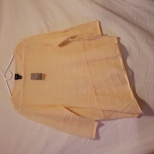 Chico's sheer asymmetrical top